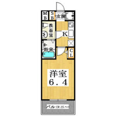 アーバンパーク難波の物件間取画像